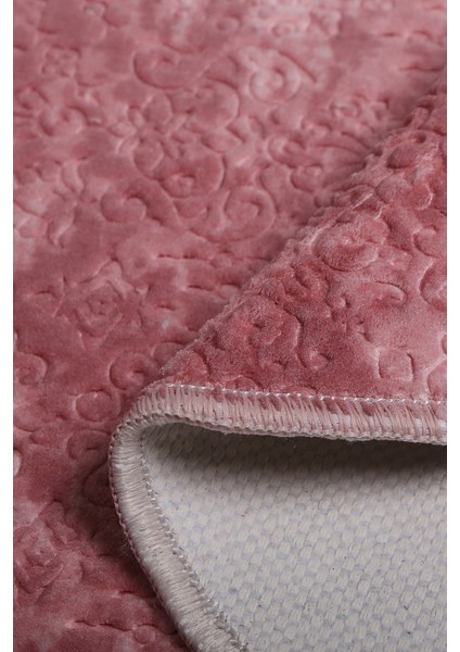 Nova Pembe Pamuk Tabanlı Kesme Halı modelleri