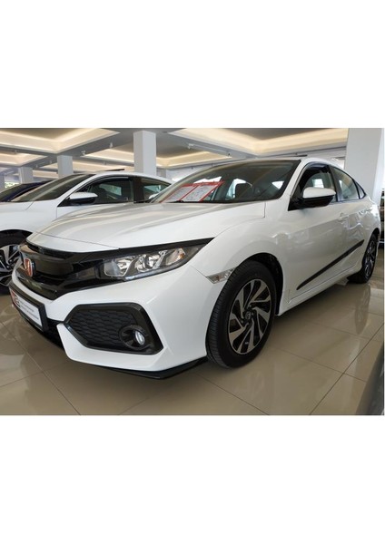 Honda civic fc5 için uygundur kapı koruma çıtası siyah 4 parça