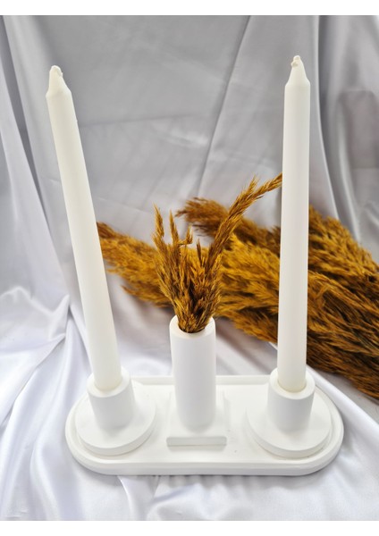 2'li Beton Mumluk, Mumluk, Şamdan Mumluk, Şamdan Mumluk Dekoratif Obje fiyatları