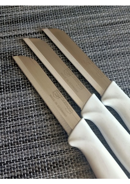 Meyve Bıçağı 10'lu Simli Beyaz fiyatları