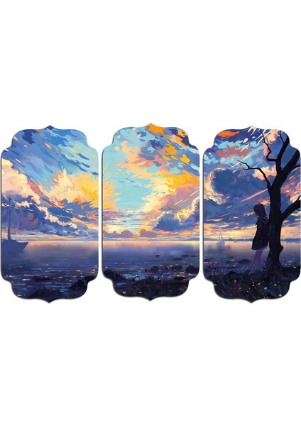 Anime Digital Art Mdf Tablo 2937 (Model D)