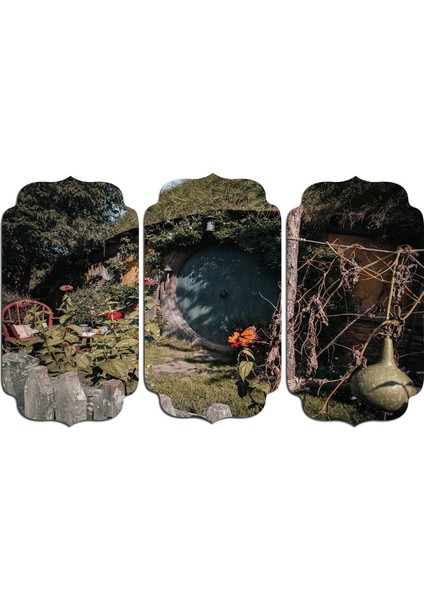 Hobbit Köy Shıre Mdf Tablo 2983 (Model D)