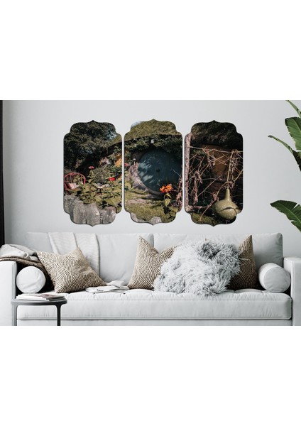 Hobbit Köy Shıre Mdf Tablo 2983 (Model D)