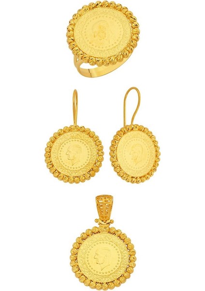Dorikalı Çeyrekli Üçlü Set 22 gr