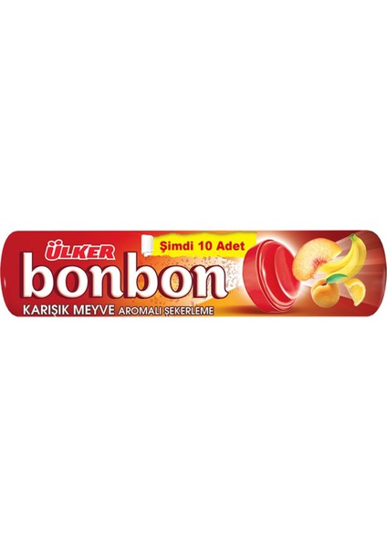 Bonbon Karışık Meyve Aromalı Şeker 648 gr x 18'li fiyatları