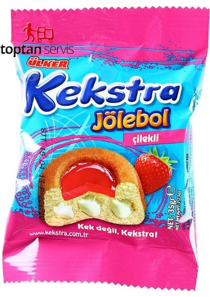 Kekstra Jöleli Çilekli 35 gr x 24'lü