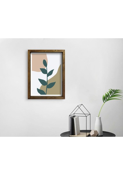 Gift Doğal Masif Ahşap Çerçeveli Tablo-15