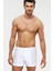 Erkek Lüks Merserize Elite Boxer Beyaz %100 Merserize S-3xl 1