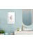Home Banyo Dekoratif Ahşap Beyaz Çerçeveli Tablo-17 1