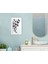 Home Banyo Dekoratif Ahşap Beyaz Çerçeveli Tablo-7 1