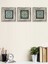 Ithal Çerçeveli Taş Baskılı Duvar Tablosu Seti ( 20 x 20 Cm) 3 Lü Set -Oscar Stone Decor 2