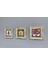 Decor Çerçeveli Taş Duvar Dekoru 20 x 20 cm 3 Lü Set Nar Ağacı Ebruli Çiçek Lale 3