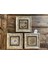 Decor Çerçeveli Taş Duvar Dekoru 20 x 20 cm 3 Lü Set Fatma Ana Eli 2 Adet Çini Desen 1