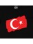 Dikdörtgen Türk Bayraklı Siyah Tişört 2