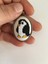 Penguen Işlemeli Kanaviçe Kolye 2