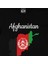 Afganistan Haritalı ve Bayraklı Siyah Tişört 2