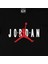 Air Jordan Tasarımlı Siyah Tişört 2