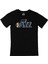 Utah Jazz Old Logo Siyah Tişört 1