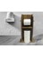 Gift Doğal Masif Ahşap Tuvalet Kağıtlığı ve Konsept Banyo Duvar Dekoru-3 2