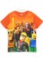 Erkek Çocuk Kısa Kollu T-Shirt 5 - 13 Yaş Turuncu 1