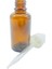 Cam Amber Şişe Ince Cam Damlalık Çocuk Kilitli Kapak Beyaz 10 Adet 30 ml 2