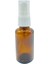 Cam Amber Şişe Sprey Başlıklı Beyaz Kapak 10 Adet 30 ml 1