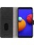 Samsung Galaxy A01 Core (A013) Kılıf Kroko Desen Kapaklı Cüzdanlı Siyah 3