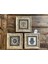Decor Çerçeveli Taş Duvar Dekoru 20 x 20 cm 3 Lü Set Desen - Pattern 1