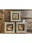 Decor Çerçeveli Taş Duvar Dekoru 20 x 20 cm 3 Lü Set Leonardo Da Vinci 1
