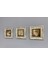 Decor Çerçeveli Taş Duvar Dekoru 20 x 20 cm 3 Lü Set Leonardo Da Vinci 3