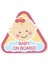 Arabada Bebek Var Araç Sticker (15 x 15 Cm) 1