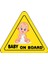 Arabada Bebek Var Araç Sticker (15 x 15 Cm) 1