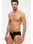 Erkek Penye Likra Ariel Spor Kesim Slip 4 Lü Siyah S-2xl 1