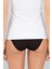 Kadın Penye Likra Basic Bikini Slip Külot 2 Li Siyah 36-44 2