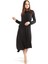 Beli Volanlı Sandy Elbise | ELB32267 Siyah 3