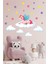 Sevimli Unicorn Çocuk Odası Duvar Sticker 1
