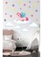 Sevimli Unicorn Çocuk Odası Duvar Sticker 2