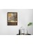 Doğal Masif Ahşap Çerçeveli Tablo Duvar Rafı-49 2