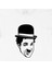 Charlie Chaplin Şapkalı Tişört 2