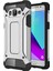 Samsung Galaxy J2 Prime G532 Kılıf Koruyucu Çift Katmanlı Armor Case Gümüş 1