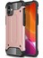 Apple iPhone 12 Pro 6.1" Kılıf Koruyucu Çift Katmanlı Armor Case Rose Gold 1