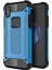 Apple iPhone Xs Max 6.5" Kılıf Koruyucu Çift Katmanlı Armor Case Mavi 1