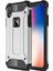 Apple iPhone Xr 6.1" Kılıf Koruyucu Çift Katmanlı Armor Case Gümüş 1