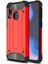 Samsung Galaxy A30 A305 Kılıf Koruyucu Çift Katmanlı Armor Case Kırmızı 1
