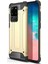 Samsung Galaxy S20 Ultra Kılıf Koruyucu Çift Katmanlı Armor Case Gold 1