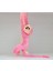 Peluş Sarılan Maymun Sesli 70CM Pembe 1