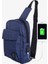 Smart Bag Usb'li Çapraz Göğüs Çantası 1505 Lacivert 1