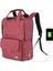 Smart Bag USB Şarj Girişli Akıllı Sırt Çantası 1205 Bordo 2