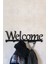 Welcome Yazılı Dekoratif Metal Elbise Askısı 1