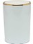 Lenox Çöp Kovası Beyaz Altın Çerçeveli 1